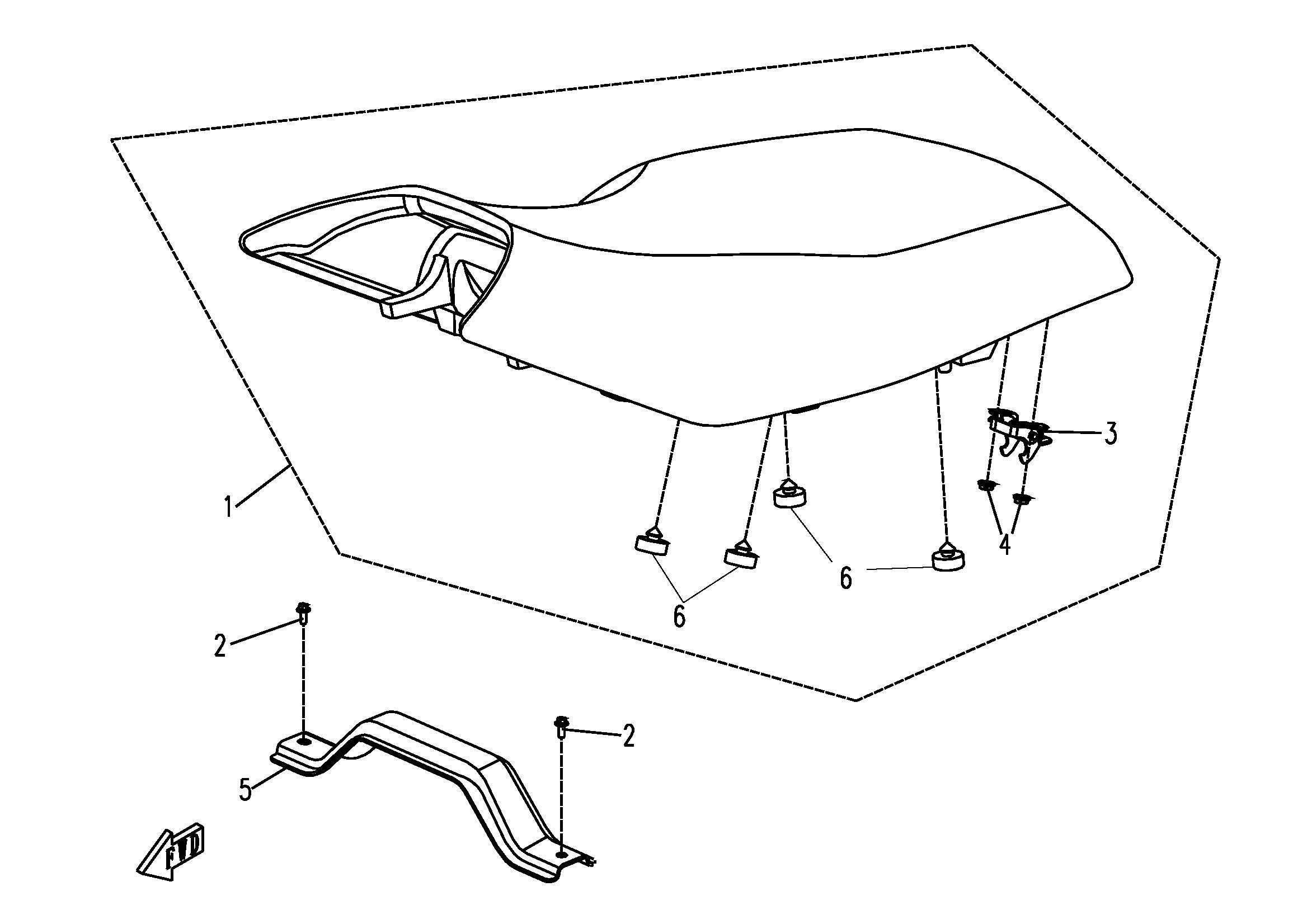 SELLE POUR CFORCE 625 COURT 2012