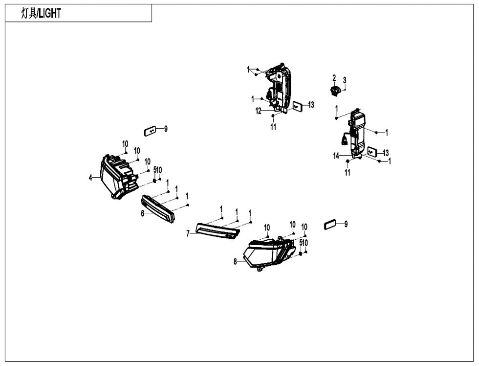 FEUX POUR UFORCE 1000 PRO 3 CYLINDRES 2025