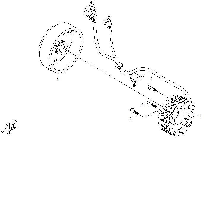 ALTERNATEUR POUR ZFORCE 600 EX 2014