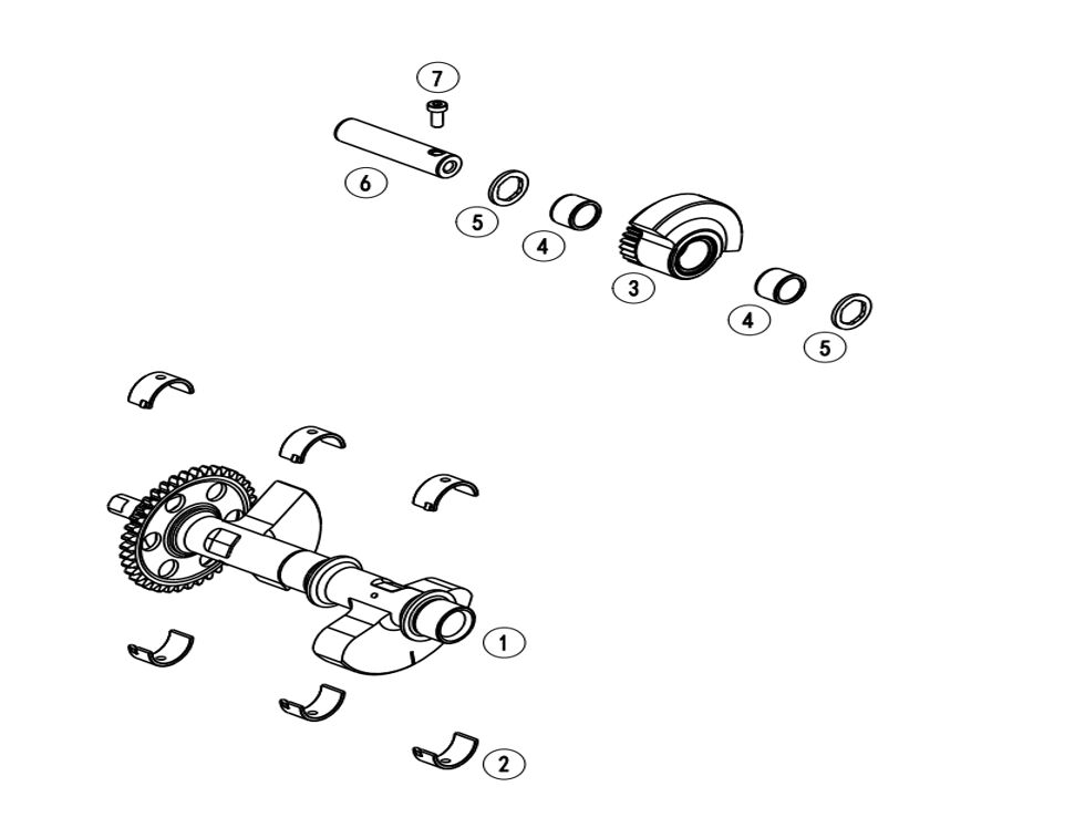 ARBRE D EQUILIBRAGE POUR CF 800 MT X 2025