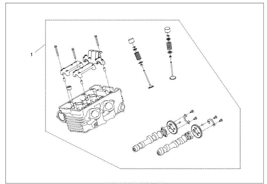 KIT SYSTEME DE CULASSE POUR CF 800 MT X 2025