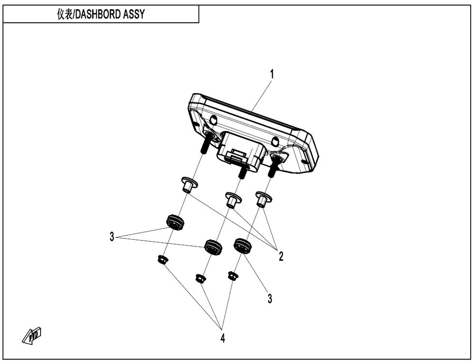 TABLEAU DE BORD POUR CF 675 NK 2025