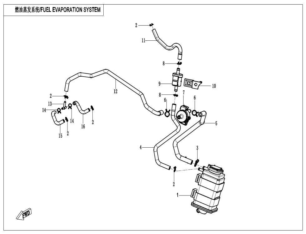 SYSTEME DE VAPORISATION DU CARBURANT POUR CF 450CLC 2025