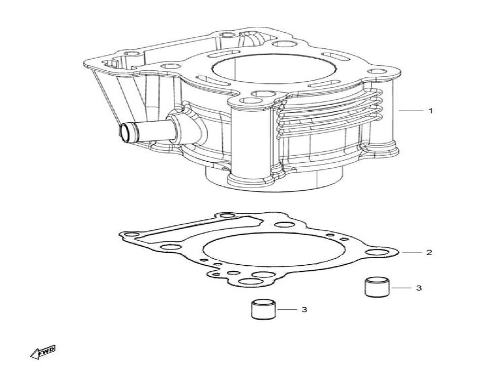 CYLINDRE POUR CF 125 NK 2025