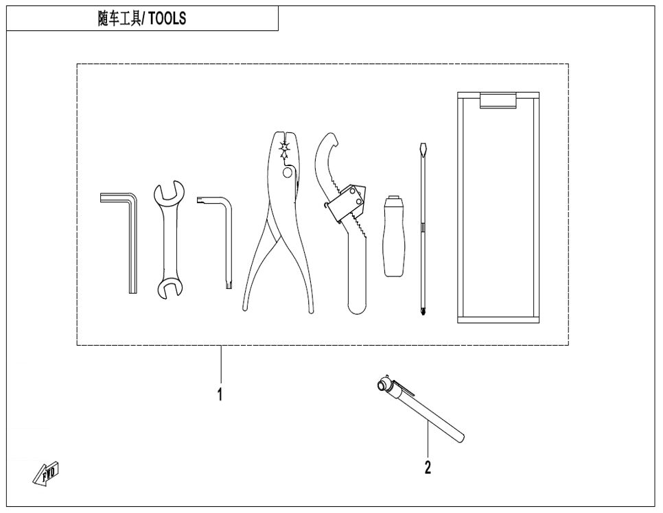 OUTILS POUR CF U6 EV 2025