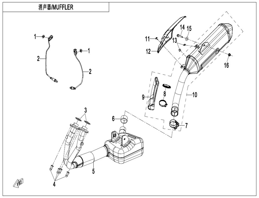 SILENCIEUX POUR CF 700MT 2025