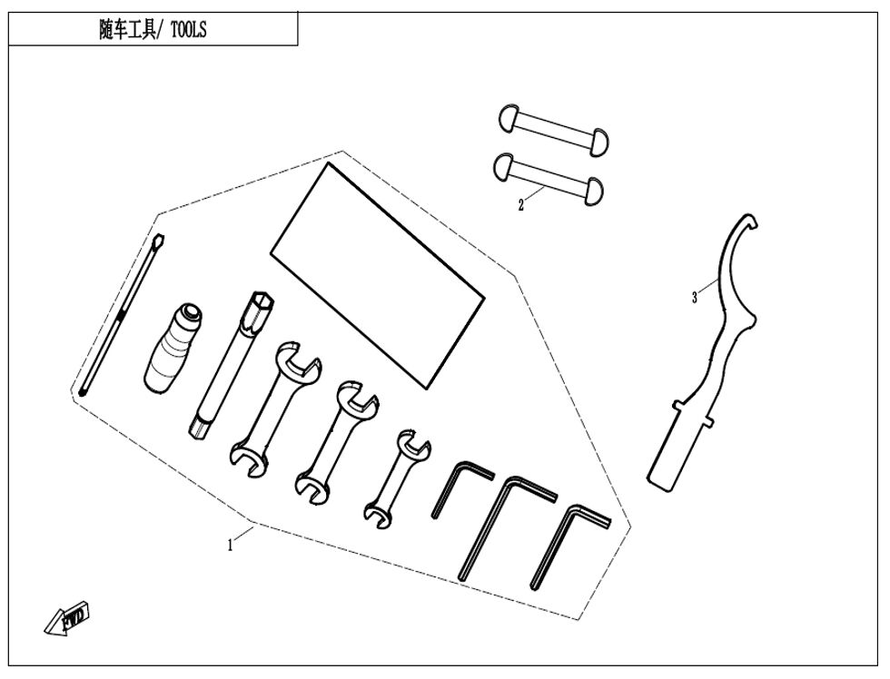 OUTILS POUR CF 700MT 2025