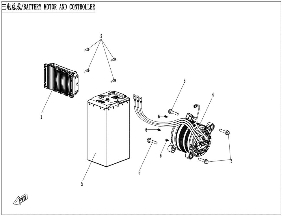BATTERIE MOTEUR ET CONTROLEUR POUR CFORCE ENFANT ELECTRIQUE Y15 2025